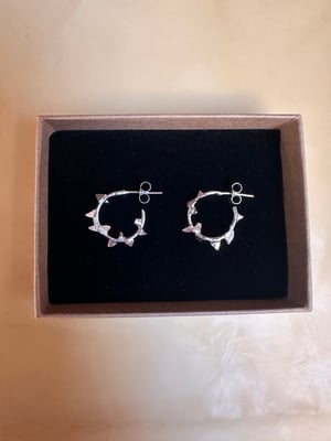 Image of ‘Tangle of Thorns’ hoop earrings