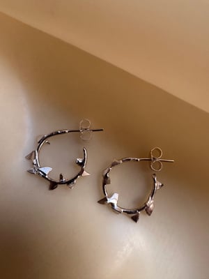 Image of ‘Tangle of Thorns’ hoop earrings