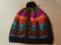 Image 6 of Tree Silhouette Slouchy Beanie