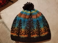 Image 7 of Tree Silhouette Slouchy Beanie