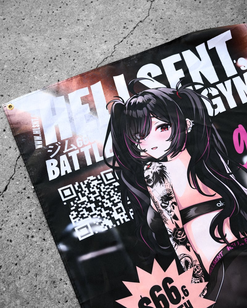 Image of Hellsent's Battle Gym Flag