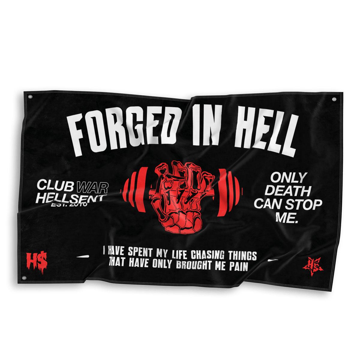 Forged In Hell Flag | Hellsent