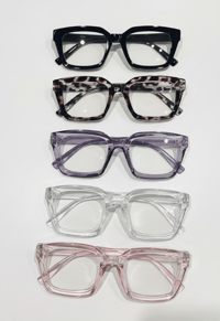 Image 1 of Medium Clear Multicolor Glasses
