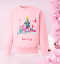 Personalised peppa christmas jumper 