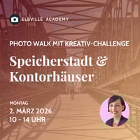 Image 1 of Montag, 2. März 2026: Speicherstadt & Kontorhäuser - Photo Walk mit Kreativ-Challenge 