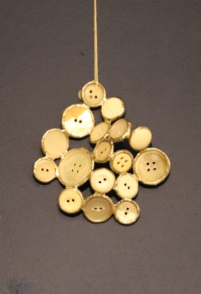 Image of Button Curtain 1