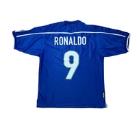 Image 2 of Brazil Away Shirt 1998 - 2000 (M) Ronaldo 9