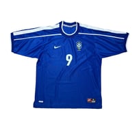 Image 1 of Brazil Away Shirt 1998 - 2000 (M) Ronaldo 9