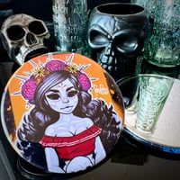 Flor De Muerto (pocket mirror)