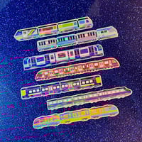 Image 1 of Pride Trains Stickers
