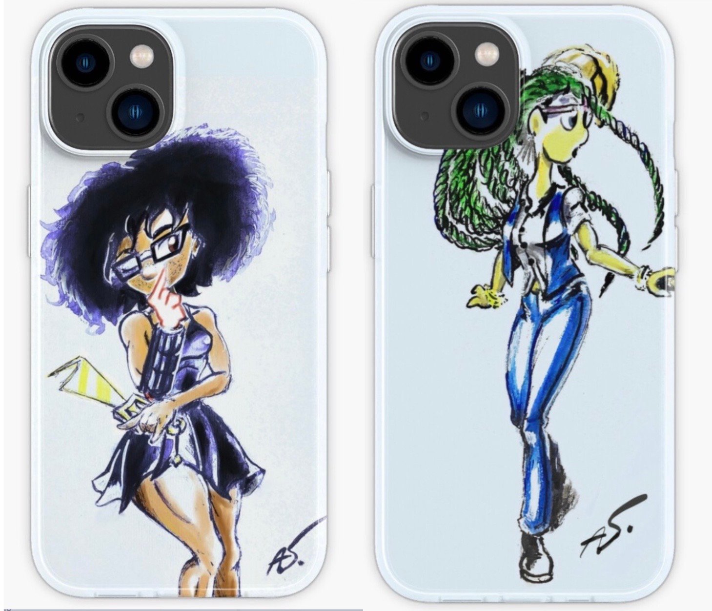 Image of SolForce- Cute Bean Terraine and Llanet Phone Cases