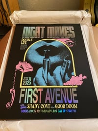 First Avenue Double Life release show poster(foil)