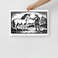 Image 1 of Unicorn X Lady Knight Print Poster