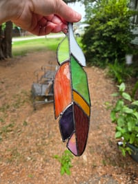 Image 3 of Stained glass feather 03