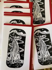 Mari Lwyd Greeting Card