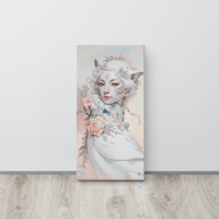 Image 3 of Willow The Tiger Whisp 10"x20" print on canvas ( A Siberian Wilder Collection)