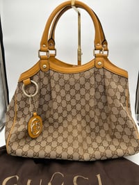 Image 1 of Gucci Sukey GG Canvas Top Handle Bag