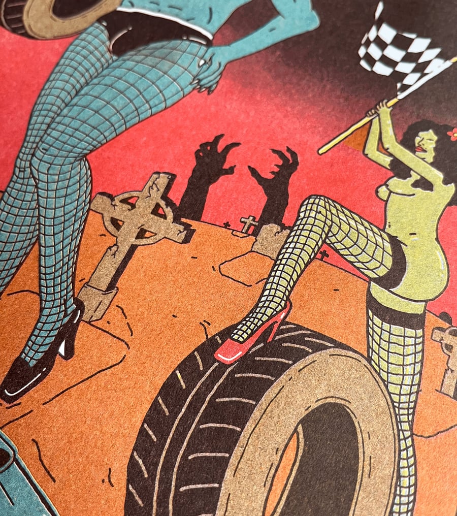 Image of ‘COUNT-DRAGULAR’ A3 RISO PRINT