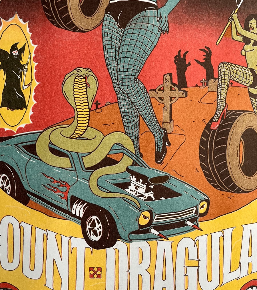 Image of ‘COUNT-DRAGULAR’ A3 RISO PRINT
