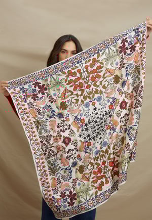 Image of PAÑUELO 100% SEDA - FOREST