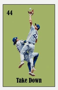Image 2 of Set 1 - 2025 Lotería Dodgers Themed Ornaments/Gift Tag 