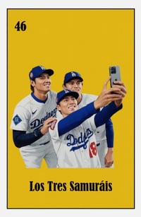 Image 3 of Set 1 - 2025 Lotería Dodgers Themed Ornaments/Gift Tag 
