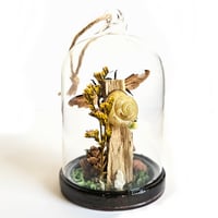 Image 2 of Golden Carpenter Bee Mini Woodland Hanging Dome