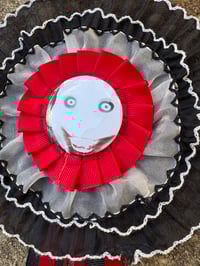 Image 2 of Jeff the Killer Creepypasta Rosette Ribbon Award Button/Pin/Magnet/Wall Hang