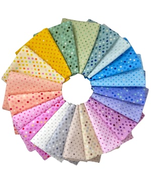 Copy of Charming Chevrons Quilt Kit Throw Size - Dazzle Dots Fabric & Pattern