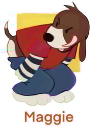 Image 2 of DOGHAUS main cast stickers 