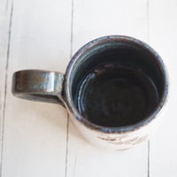 Image 10 of Pressed Fairy Lilac Leaves Nature Mug, Rustic Handcrafted Pottery, Made in USA