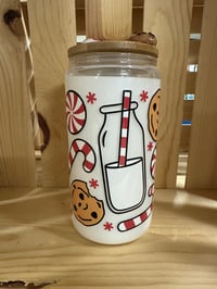 Image 2 of Milk and Cookies Snow Globe Tumbler
