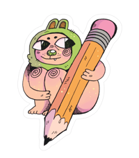 Journal Guardian Waterproof Vinyl Sticker (Pre-Order)