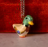 Green Headed Mallard Necklace