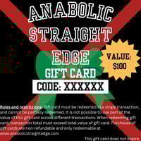Anabolicstraightedge.com Gift Card