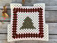 Image 1 of Christmas Cropped Granny Vest