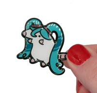Image 3 of Ratsune Miku - Soft Enamel Epoxy Pin 