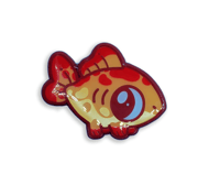 Image 1 of Four Legged Goldish Friend - Soft Enamel Epoxy Pin