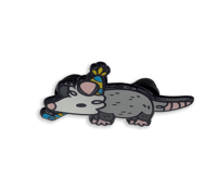 Image 4 of Party Possum - Soft Enamel Epoxy Pin