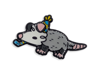 Image 1 of Party Possum - Soft Enamel Epoxy Pin
