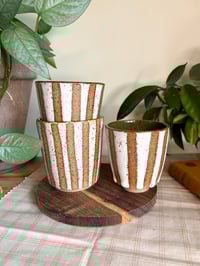 Image 1 of Angled Striped Cups