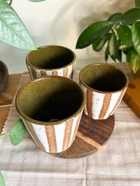 Image 3 of Angled Striped Cups