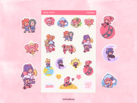 Image 1 of shugo chara sticker sheet