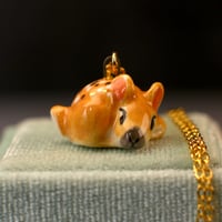 Drowsy Deer Necklace