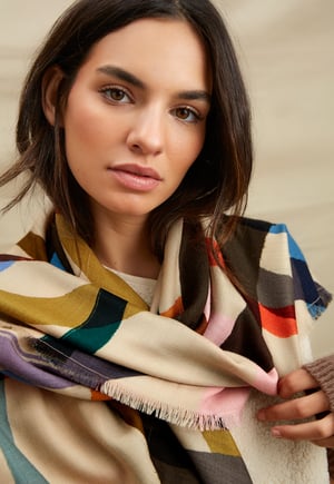 Image of PAÑUELO 100% LANA - CAMINO.