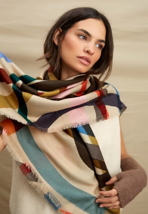 Image of PAÑUELO 100% LANA - CAMINO.