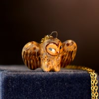 Melanistic Barn Owl Necklace