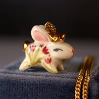 Tulip Jackalope Necklace