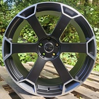 20" RS6 GT STYLE ALLOY WHEELS FITS 5X112 ET35 MATT BLACK MF