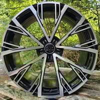 20" S8 STYLE ALLOY WHEELS FITS 5X112 ET35 BLACK MF